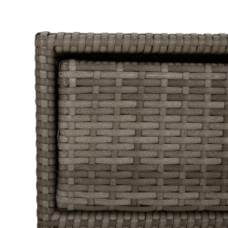 Szafka ogrodowa, szara, 55x59x80 cm, polirattan