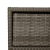 Szafka ogrodowa, szara, 55x59x80 cm, polirattan