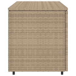 Szafka ogrodowa, beżowa, 110x55x60,5 cm, polirattan
