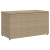 Szafka ogrodowa, beżowa, 110x55x60,5 cm, polirattan