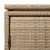 Szafka ogrodowa, beżowa, 110x55x60,5 cm, polirattan