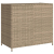 Szafka ogrodowa, beżowa, 83x45x76 cm, polirattan