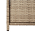 Szafka ogrodowa, beżowa, 83x45x76 cm, polirattan