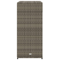 Szafka ogrodowa, szara, 105x55x113 cm, polirattan