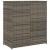 Szafka ogrodowa, szara, 105x55x113 cm, polirattan