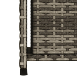 Szafka ogrodowa, szara, 50x55x115 cm, polirattan