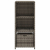 Szafka ogrodowa, szara, 50x55x115 cm, polirattan