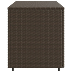 Szafka ogrodowa, brązowa, 110x55x60,5 cm, polirattan