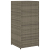 Szafka ogrodowa, szara, 55x55x111 cm,polirattan