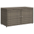 Szafka ogrodowa, szara, 110x55x60,5 cm, polirattan