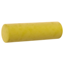 3-osobowa sofa z poduszkami, żółta, 180 cm, aksamit