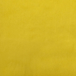 3-osobowa sofa z poduszkami, żółta, 180 cm, aksamit