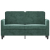 Sofa 2-osobowa, ciemnozielona, 120 cm, tapicerowana aksamitem