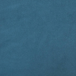 Sofa 2-osobowa, niebieski, 120 cm, tapicerowana aksamitem