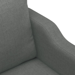 Fotel, ciemnoszary, 60 cm, obity tkaniną