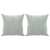 3-osobowa sofa z poduszkami, jasnoszara, 180 cm, aksamit