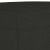 3-osobowa sofa z podnóżkiem, czarna, 180 cm, tkaniną