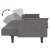 2-osobowa kanapa, 2 poduszki, jasnoszara, tapicerowana tkaniną