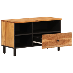 Szafka pod telewizor, 80x33x46 cm, lite drewno akacjowe