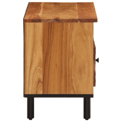 Szafka pod telewizor, 80x33x46 cm, lite drewno akacjowe