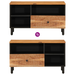 Szafka pod telewizor, 80x33x46 cm, lite drewno akacjowe
