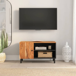 Szafka pod telewizor, 80x33x46 cm, lite drewno akacjowe