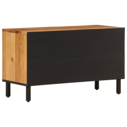 Szafka pod telewizor, 80x33x46 cm, lite drewno akacjowe
