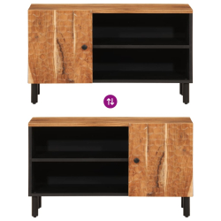 Szafka pod telewizor, 80x33x46 cm, lite drewno akacjowe