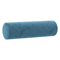 3-cz. komplet wypoczynkowy z poduszkami, niebieski, aksamit