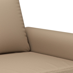 2-osobowa sofa, kolor cappuccino, 120 cm, sztuczna skóra