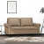 2-osobowa sofa, kolor cappuccino, 120 cm, sztuczna skóra