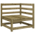 Ogrodowa sofa narożna, 70x70x67 cm, impregnowane drewno sosnowe