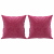 3-osobowa sofa z poduszkami, winna czerwień, 180 cm, aksamit