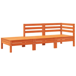 Sofa ogrodowa z poduszkami i podnóżkiem, 2-osobowa
