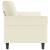 Sofa 3-osobowa, kremowy, 180 cm, tapicerowana aksamitem
