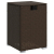 Stolik/osłona z na butlę, brązowy, 40x40x60 cm, polirattan