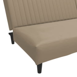 2-osobowa sofa, cappuccino, sztuczna skóra