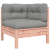 Sofa ogrodowa z poduszkami i podnóżkiem, drewno daglezjowe