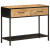 Stolik konsolowy, 100x35x76 cm, lite drewno mango i żelazo