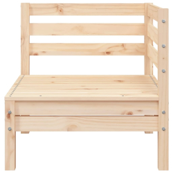Ogrodowa sofa narożna, lite drewno sosnowe