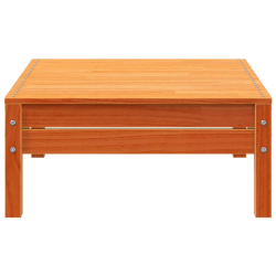 Ogrodowa sofa 3-osobowa, woskowy brąz, lite drewno sosnowe