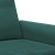 Sofa 2-osobowa, ciemnozielona, 120 cm, tapicerowana aksamitem