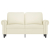 Sofa 2-osobowa, kremowy, 120 cm, tapicerowana aksamitem