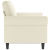Sofa 2-osobowa, kremowy, 120 cm, tapicerowana aksamitem