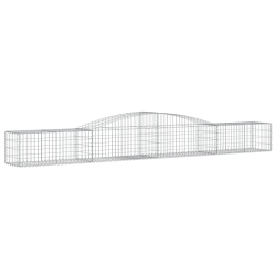 Kosze gabionowe, 25 szt, 400x50x40/60 cm, galwanizowane żelazo