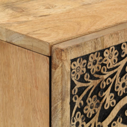 Szafka, 40x33x110 cm, lite drewno mango