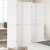 Parawan pokojowy, 5-panelowy, biały, lite drewno paulowni