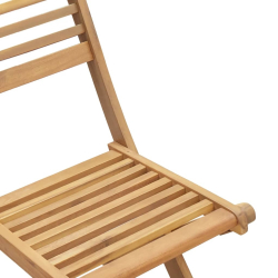 Składane krzesła ogrodowe, 4 szt., 48,5x61,5x87 cm, akacja