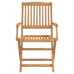 Składane krzesła ogrodowe, 4 szt., 57,5x54,5x90 cm, akacja