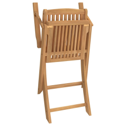 Składane krzesła ogrodowe, 4 szt., 57,5x54,5x90 cm, akacja